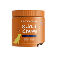 Friandises Tendres pour Chiens 8-en-1 : Complément Multifonctionnel pour Articulations, Immunité, Peau, Pelage et Santé Intestinale – Sans Céréales, Saveur Poulet – Soin Santé OEM