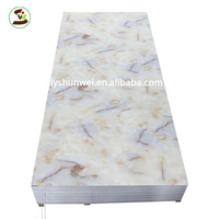 Feuille de marbre PVC moderne imperméable de haute qualité pour la décoration intérieure de la maison, du bureau, de l'hôtel, de la villa