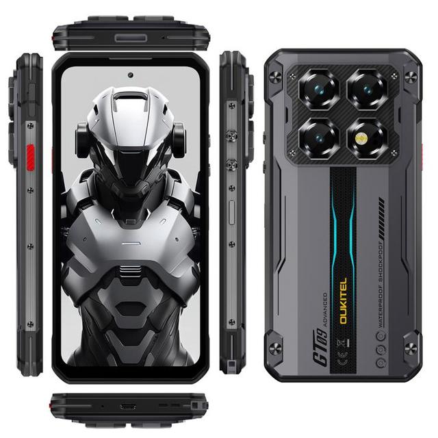 Factory Sale 5G Oukitel WP60 Rugged Phone 12GB+512GB Night Vision 108MP Camera 10000mAh 7.2 Inch Android 15 Smartphone