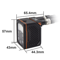 Lector de Códigos Inteligente con Enfoque Automático de 7/12 mm, Ethernet Rápido, 60 Códigos/s, 60 fps, 1280x1024, para Escaneo de Códigos de Barras en Logística