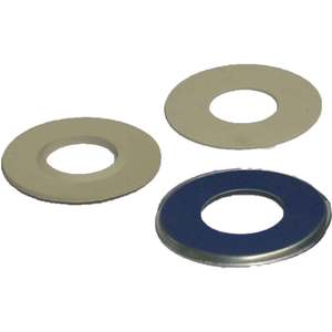 3-Piece White <b>Rubber</b> Seal Set with Low <b>Edge</b>-3/4 for Turning Tool - Product Image 1