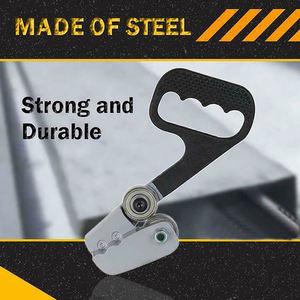 Cisaille à tôle métallique avec outil de découpe industriel réglable pour la fabrication de tôles d'acier en atelier - Product Image 3