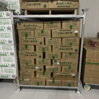 Étagères de stockage sécurisées pour entrepôt, en acier anti-rouille, empilables, pour palettes