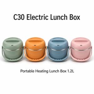 Lonchera Eléctrica de 80W, Calentador de Alimentos 2 en 1, Portátil para Auto, Camión, Hogar y Trabajo, a Prueba de Fugas, 1.2L, Acero Inoxidable 304, KL03003 - Product Image 2