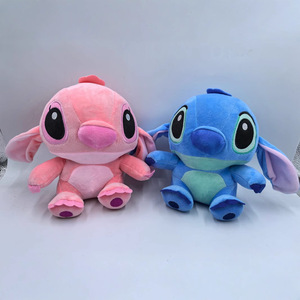 Bambola di peluche super morbida Stitch Lilo & Stitch, imbottita in cotone PP, bambola da 8 pollici per macchina a griffa, articolo all'ingrosso carino - Product Image 1