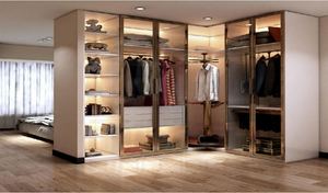 ผู้ผลิตเฟอร์นิเจอร์ห้องนอนสั่งทำพิเศษสำหรับบ้านทั้งหลัง ตู้สแตนเลสหรูหรา - Product Image 2