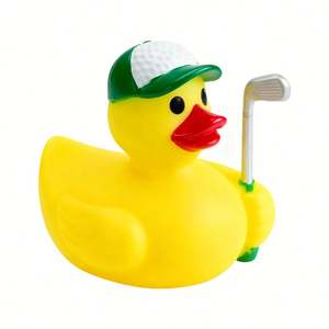 Promo Jouets en Gros : Jouets Aquatiques et de Bain pour Enfants, Petits Canards Jaunes Créatifs en Forme de Golf - Product Image 1