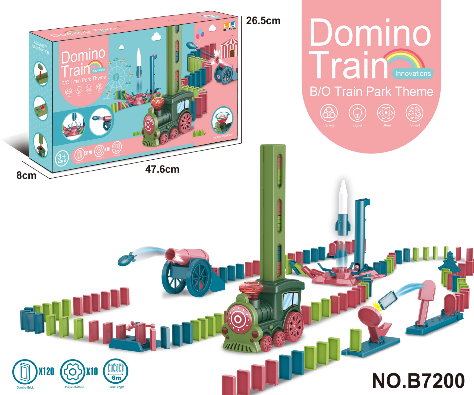 Train vert de la jungle (série Paradise) Style A