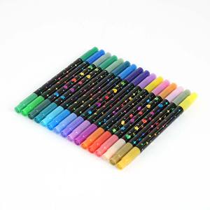 Juego de Marcadores de Doble Punta y Doble Color con Purpurina, Marcador de Pintura para Graffiti, Rotulador Artístico - Product Image 5