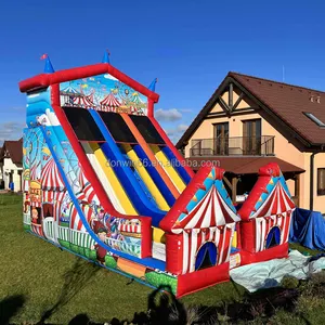 Inflate Custom Park Under Inflatable Water Slides For Pool