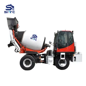 China Automatic Self-feeding Diesel 2 Cubic Meters Mobile Cement Concrete Mixer With Self Loading Truck Price