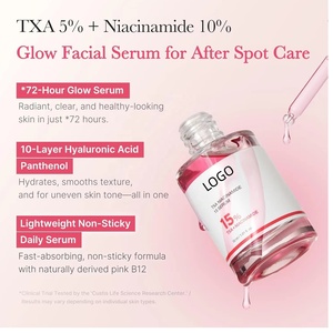 Sérum Coréen en Gros pour le Visage, Niacinamide, Acide Tranexamique, Éclaircissant, <span class=keywords><strong>Correcteur</strong></span> de Taches Brunes, <span class=keywords><strong>Prix</strong></span> Usine, OEM - Product Image 2