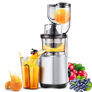 Extracteur de jus vertical électrique à mastication lente, série domestique, <span class=keywords><strong>goulotte</strong></span> large, fonction inverse, presse les fruits entiers – Vente chaude - Product Image 1