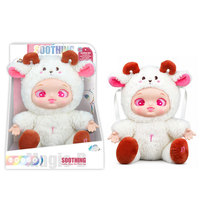 Sac à dos pour enfants en forme de mouton mignon avec fonction de rangement, lumière et musique