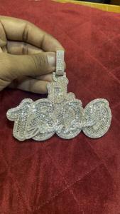 Colgante de Diamantes de Excelente Calidad al por Mayor con Brillo Cristalino y Acabado Suave, Perfecto para Regalo o Colección de Joyería de Boda - Product Image 3