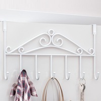 Porte-manteau mural moderne minimaliste en acier inoxydable sans perçage avec étagère à crochets pour salle de bain/entrée
