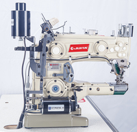 Machine à coudre industrielle automatique à coupe-fil JUITA JT1500-01UT, type cylindre vertical, machine à coudre interlock
