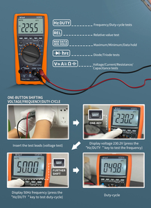Multímetro Digital Portátil VC97A con Pantalla de 4000 Dígitos, Medición de Corriente de 20A y Voltaje de 1000V de VICIMETER - Product Image 2