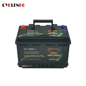 Cyclenpo 12v 50ah Lithium Ion Car Battery