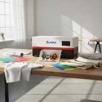 Imprimante DTF A3 Epson entièrement automatique avec tête d'impression, encre pigmentée, double plateau rouleau-à-rouleau de 33 cm, transfert de film pour T-shirt de 12 pouces