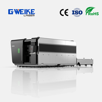 Machine de découpe laser à fibre haute puissance 8/12 kW en acier inoxydable et acier au carbone avec système de contrôle Cypcut et source laser Raycus AI