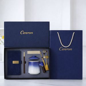 Set de Papelería de Lujo Ecológico Personalizado con Libreta A5 y Marcador, Regalo Corporativo Ejecutivo para Hombres y Mujeres, Souvenir Promocional - Product Image 4