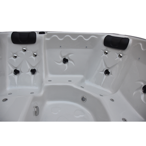 BIGEER BG-8819 Spa extérieur pour 5 personnes, 30 jets de massage, acrylique Aristech USA, isolation thermique Balboa, avec lumière LED à l'ozone - Product Image 3