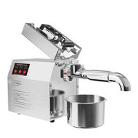 Presse à huile de lin automatique à froid, à économie d'énergie, petite taille, capacité de 5 kg/h