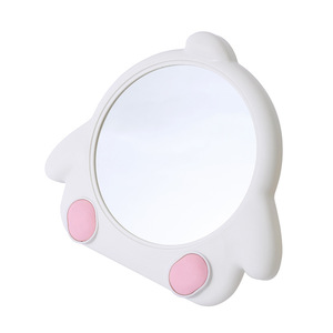 Chick Themed Hanging Makeup Mirror Round Silver Lens Desktop Dressing Mirror For Student Dormitories - Product Image 3