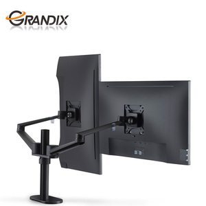 Pieno Articolazione Regolabile in Altezza Morsetto Da Tavolo A Doppia <span class=keywords><strong>Monitor</strong></span> Desk Mount Supporto 2 Supporto Del <span class=keywords><strong>Monitor</strong></span> - Product Image 2