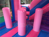Château gonflable dinosaure pour enfants, structure de saut gonflable commerciale avec toboggan à vendre