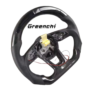 Volante de Fibra LED Compatible con <span class=keywords><strong>Audi</strong></span> S4 A5 A4 S3 S5 S6 S7 RS3 RS4 RS5 RS6 RS7 Q3 Q5 Q7 Q8 A3 A6 A7 A8 B9 B8.<span class=keywords><strong>5</strong></span> R8 TT C8 - Product Image 3