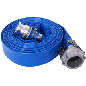Manguera de PVC azul de alta resistencia de 2 pulgadas x 50 pies para descarga de agua de piscinas - Product Image 3