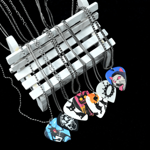 Delicata Collana Personalizzata a Forma di Plettro <span class=keywords><strong>con</strong></span> Incisione Iniziale Personalizzata, Regalo Speciale per Anniversario Musicale per Lei - Product Image 5