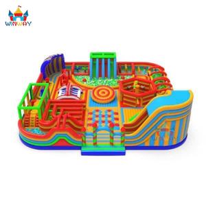 Château gonflable commercial WINWAYTOYS en PVC avec toboggan, combo de fête, pour activités de plein air - Product Image 6