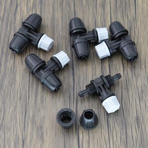 Système d'irrigation goutte-à-goutte <span class=keywords><strong>automatique</strong></span> pour jardin <span class=keywords><strong>avec</strong></span> 47 buses grises monobloc à trois voies verrouillables pour refroidissement - Product Image 3