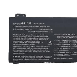 แบตเตอรี่แล็ปท็อปแบบชาร์จได้ AP21A5T สำหรับ Acer Nitro16/17 AN16 41/51 AN517-55 Predator Helios 300 PH317-56-78LY - Product Image 4