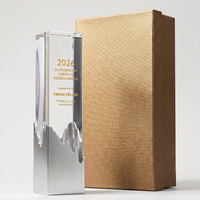 Trophée personnalisé en cristal et métal pour tournoi de basketball et de football, récompense gravée pour les champions, cadeaux sportifs pour l'athlétisme