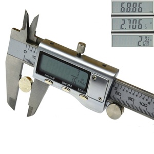 Calibrador Digital <span class=keywords><strong>Vernier</strong></span> <span class=keywords><strong>de</strong></span> 6 Pulgadas (0-150 mm), Lectura Fraccionaria <span class=keywords><strong>de</strong></span> 0.01 mm, Pantalla Grande, Métrico/Pulgadas/Fraccionario - Product Image 3