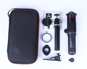 Teleobjetivo Monocular 48X <span class=keywords><strong>Telescopio</strong></span> Zoom para teléfono móvil <span class=keywords><strong>Kit</strong></span> de lente de cámara con soporte de trípode - Product Image 6