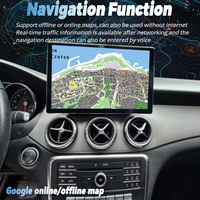 Pemutar Multimedia Mobil Android 14 Carplay Auto 13 inci untuk Benz Kelas A Kelas B CLA GLA Kelas A45 2013-2019 Autoradio GPS Stereo