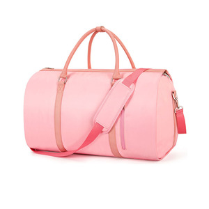 Sac de voyage pliable 2-en-1 imperméable avec logo personnalisé pour <span class=keywords><strong>femme</strong></span>, convertible en sac à vêtements et sac de sport - Product Image 2