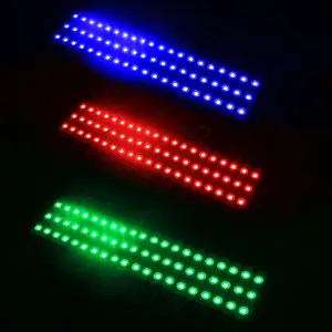 ความสว่างสูง RGB led โมดูล DC 12V 3 LEDs 5050rgb ฉีดกันน้ําเปลี่ยน RGB Led โมดูลสําหรับโฆษณา lightbox