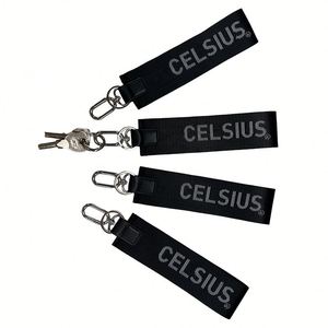 New Arrival Multifunctional Jacquard Logo Keychain Short Strap <b>Lanyard</b> With Nylon Material <b>Key</b> Chain - Product Image 1