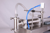 Machine de remplissage de liquides à piston professionnelle de haute précision, 304SS, 100% fonctionnement pneumatique, sans électricité, pour cosmétiques, lotions, savons, laboratoire