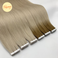 Fasimei 100% Européen Vierge Remy Cheveux Bande-dans Extension de Cheveux Balayage Couleur Droite Extrémité Épaisse Pas d'enchevêtrement Cuticule Alighed