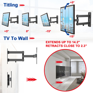 Supporto <span class=keywords><strong>TV</strong></span> Economico con Braccio Girevole Regolabile e Movimento Completo E15CBHL - Product Image 3