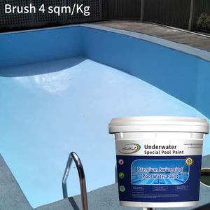 Piscina in cemento piscina acqua parco tetto acrilico impermeabile rivestimento subacqueo piscina epossidica vernice rivestimento fabbrica di rivestimento mediante spazzolatura - Product Image 3