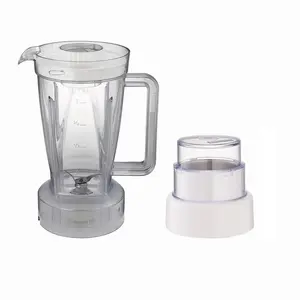 721 BPA-free Plastic Blender and Grinder Juicer Jug with dry mill cup Spare Parts for Blender Mixer moulinex