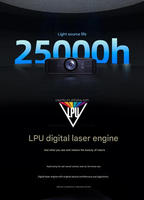 Projecteur Hisense P70-Pro 7000 lumens 4K à courte focale pour les conférences d'affaires, les réunions, les centres de commandement, les auditoriums